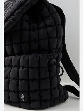Free People Quilted Hiker Pack Black Backpack